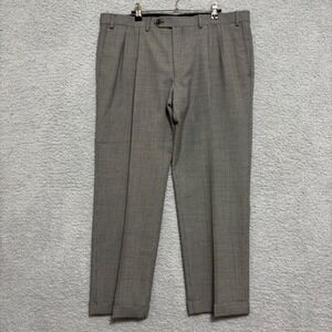 Lauren Ralph Lauren 38x29 Wool Blend Micro Check Dress Pants Classic Fit